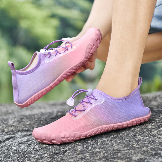 Damen Aquafitness-Schuhe mit flexiblem Obermaterial und rutschfester Sohle EB