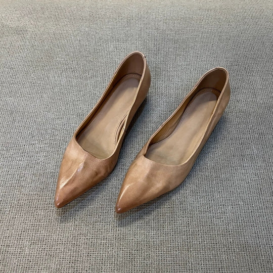 Damen Elegante Ballerinas mit spitzem Design und bequemer Innensohle EB