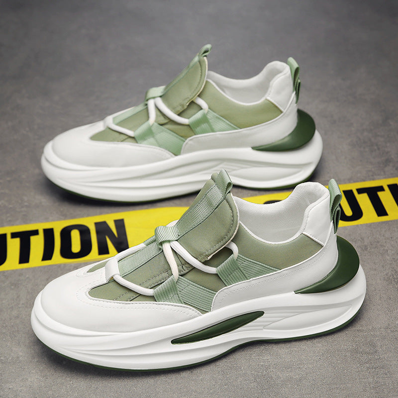 Damen Sportliche Sneakers mit elastischer Schnürsystem und atmungsaktiver Obermaterialkombination EB