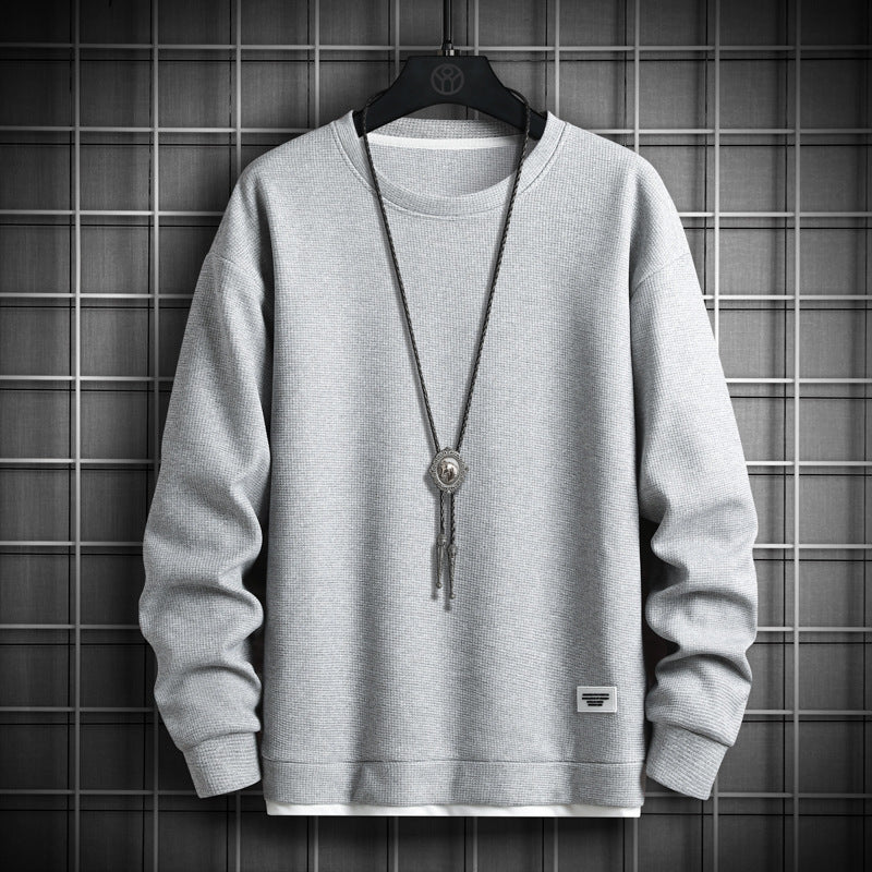 Herren lässiger Sweatshirt mit strukturiertem Stoff und modernem Schnitt EB