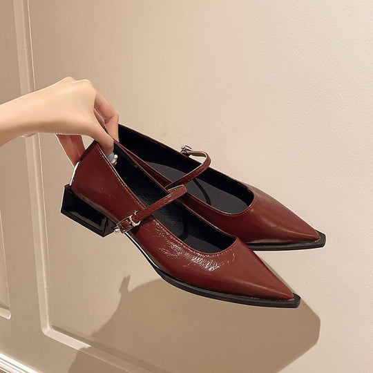 Damen elegante Slingback-Pumps mit schickem Absatz EB