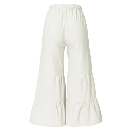 Damen Weite Culotte-Hose im modernen Look EB