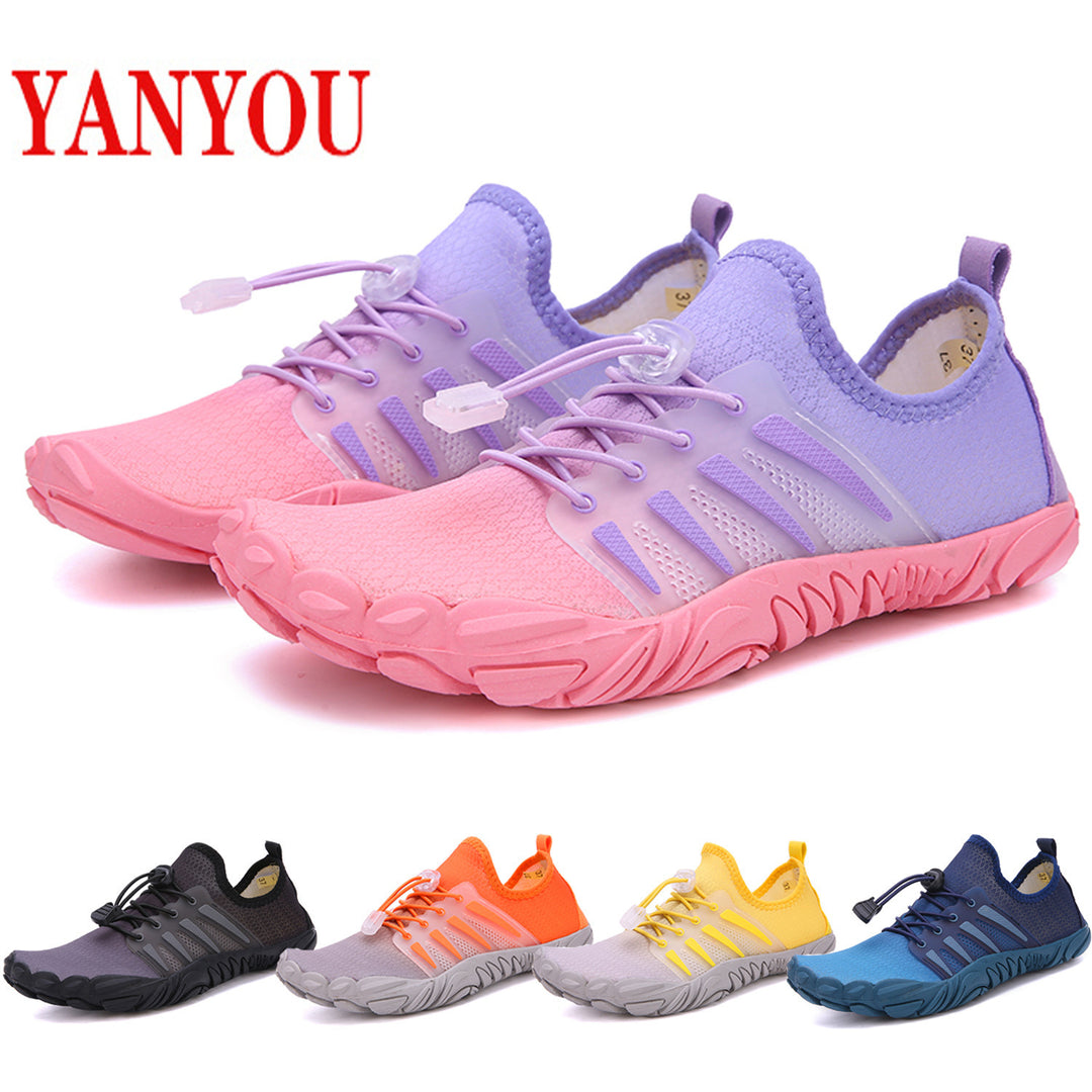 Damen Aquafitness-Schuhe mit rutschfester Sohle und flexibler Passform EB