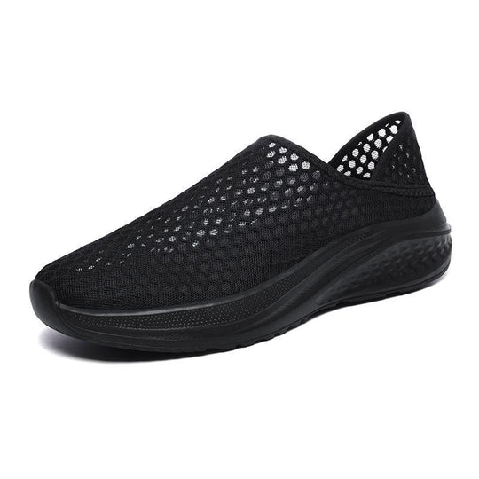 Damen Atmungsaktive Slip-On Sneakers mit flexibel anpassbarem Mesh-Obermaterial EB