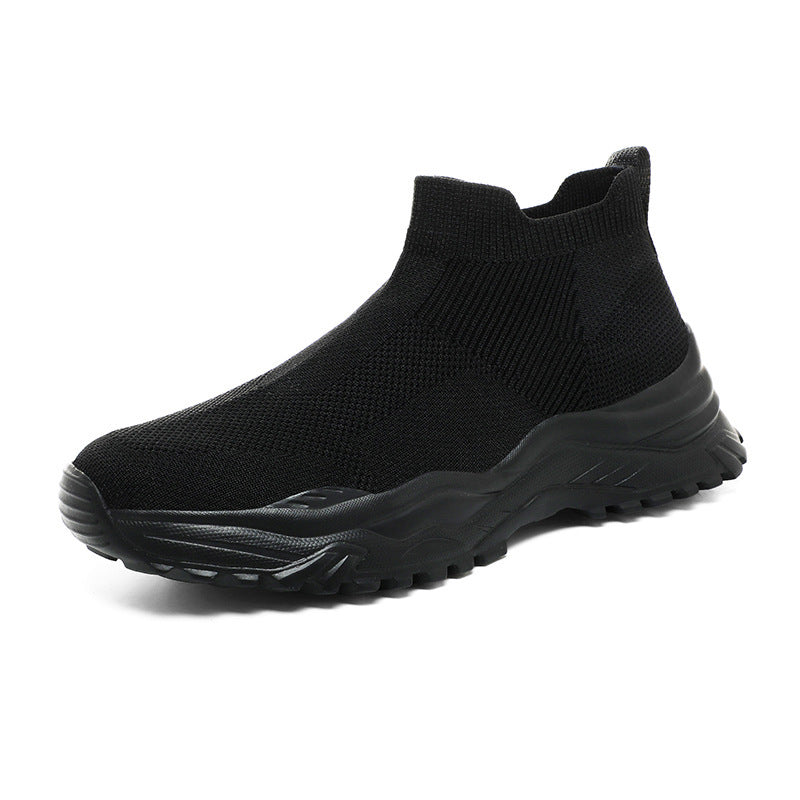 Damen Sportliche Knit-Schuhe mit rutschfester Sohle und atmungsaktiver Konstruktion EB