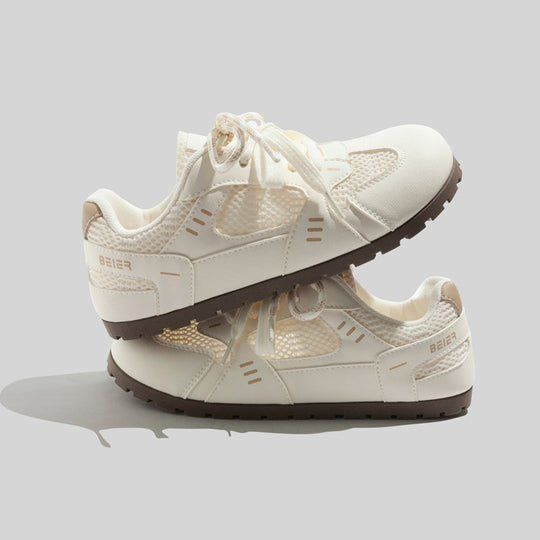 Damen Sportliche Freizeitschuhe mit atmungsaktiver Mesh-Oberfläche und rutschfester Gummisohle EB
