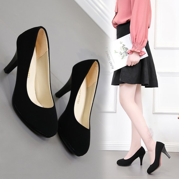 Damen klassische Pumps mit elegantem Blockabsatz und komfortabler Innenpolsterung EB