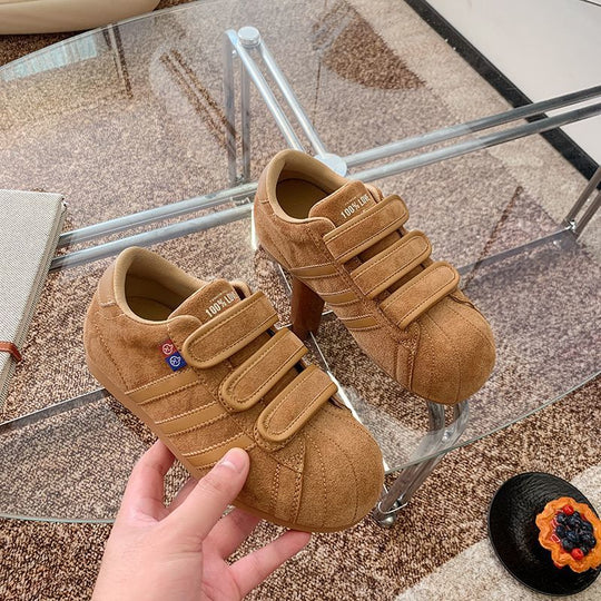 Damen Komfortable Klettverschluss-Schuhe mit weichem Innenfutter EB