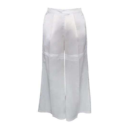 Damen elegante Schlaghose mit dekorativen Taschen EB