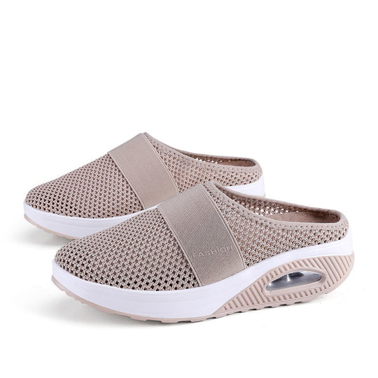 Damen Atmungsaktive Clogs mit dämpfender Sohle und flexibler Passform EB