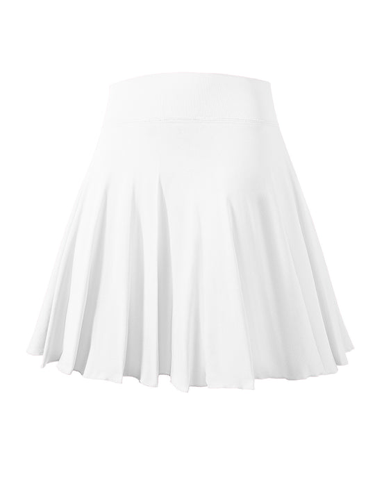 Damen Sportlicher Faltenrock EB