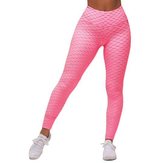 Damen Sportliche Leggings mit strukturierter Oberfläche EB