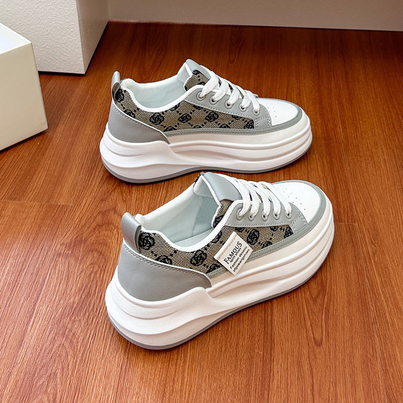 Damen Sneakers mit Plattformsohle und modischem Design EB