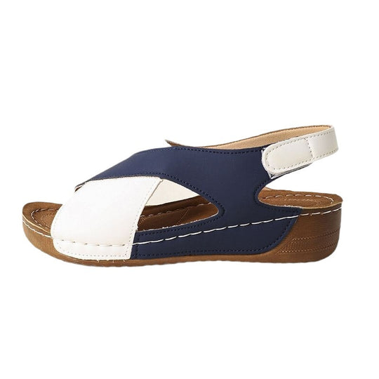 Damen Komfortable und elegante Clogs mit Kreuzriemen EB