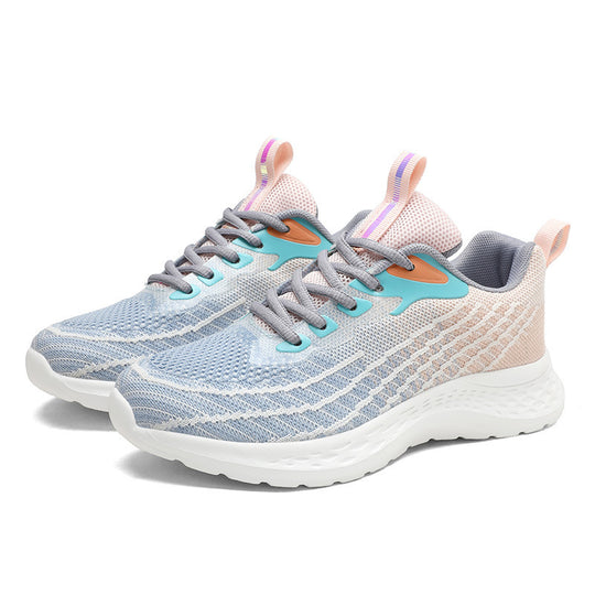 Damen Sportliche Lauf-Sneaker mit atmungsaktivem Mesh und dämpfender Sohle EB