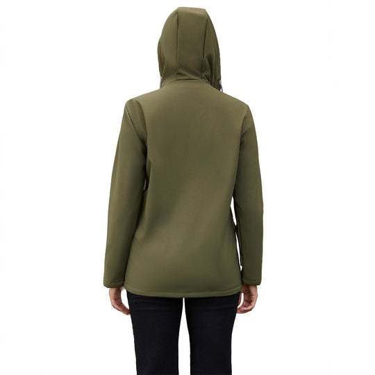 Damen Funktionale Winterjacke mit Fleece-Futter und Kapuze EB