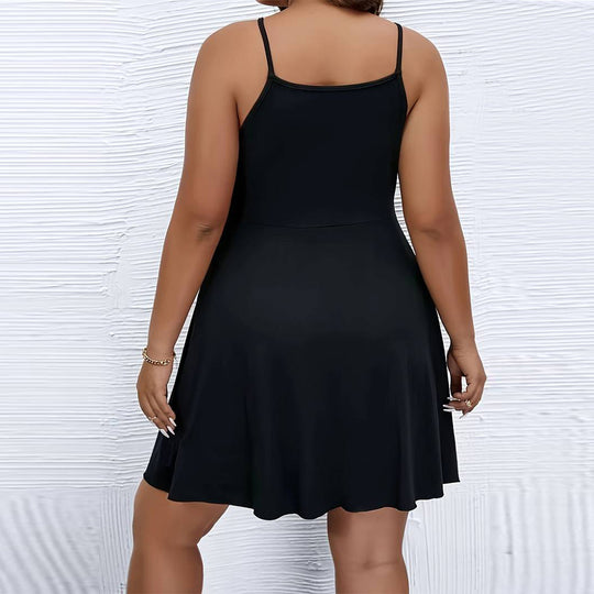 Damen Freizeitkleid mit modernen Cut-Outs EB