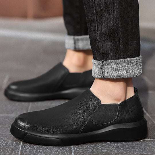 Damen bequeme Slip-On Sneakers mit elastischem Seitenstreifen und atmungsaktivem Obermaterial EB