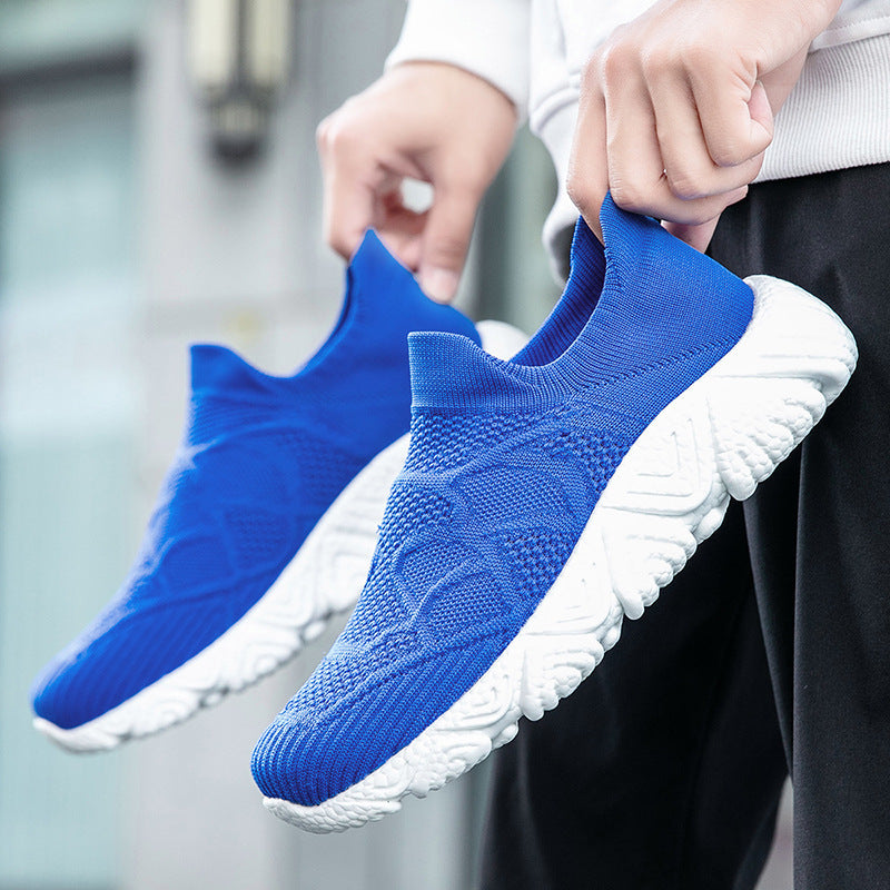 Damen Strick-Sneaker mit rutschfester Sohle und atmungsaktiver Passform EB