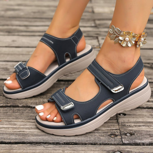 Damen Komfortable Sandalen mit individualisierbarem Riemendesign EB