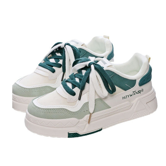 Damen modische Sneaker mit atmungsaktivem Obermaterial und gepolsterter Sohle EB