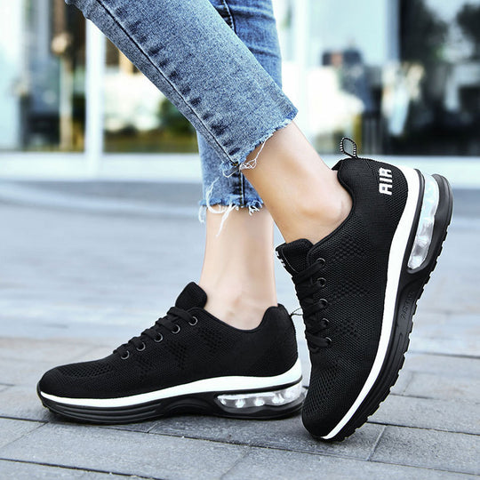 Damen Luftige Freizeitsneaker mit atmungsaktivem Mesh-Obermaterial und dämpfender Sohle EB