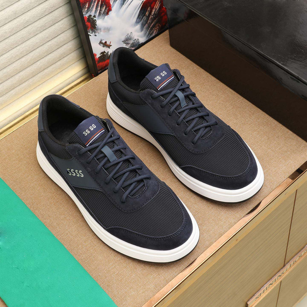 Damen Sportliche Sneakers mit atmungsaktivem Mesh-Obermaterial und dämpfender Sohle EB