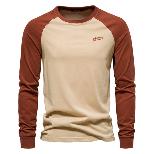 Herren Langarmshirt mit markantem Raglan-Design EB