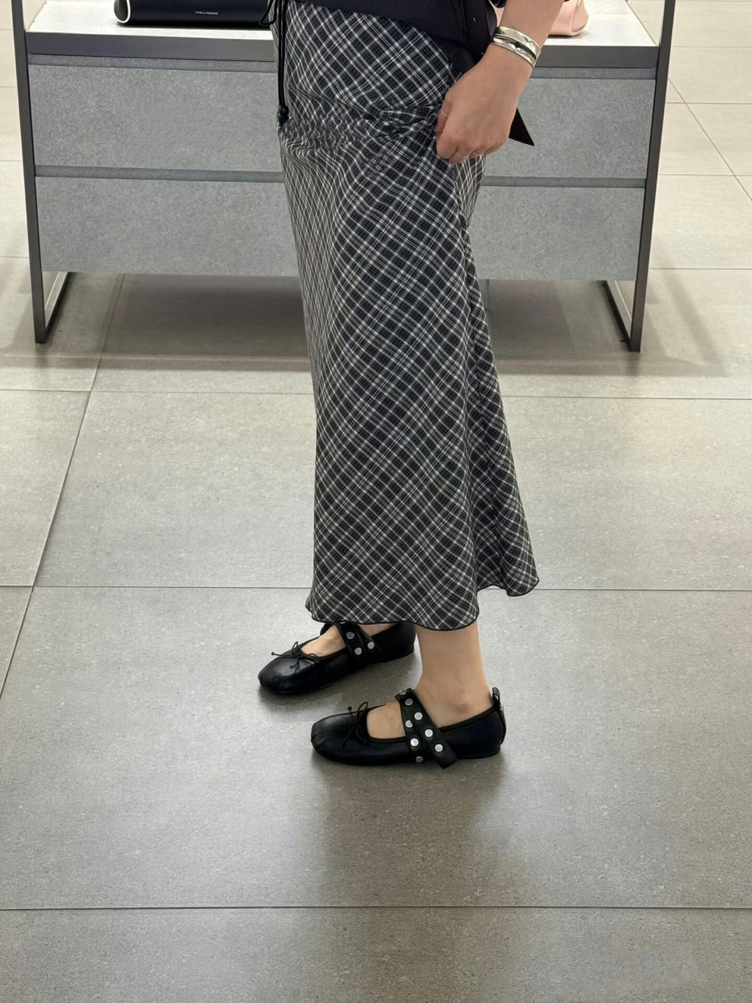Damen Flache Ballerinas mit modischem Design und Verschluss EB