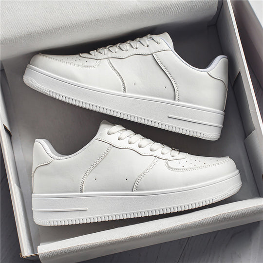 Damen Sportliche Ledersneaker mit rutschfester Sohle EB