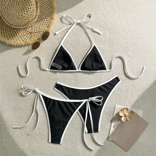 Damen Triangel-Bikini mit eleganter Bindung EB