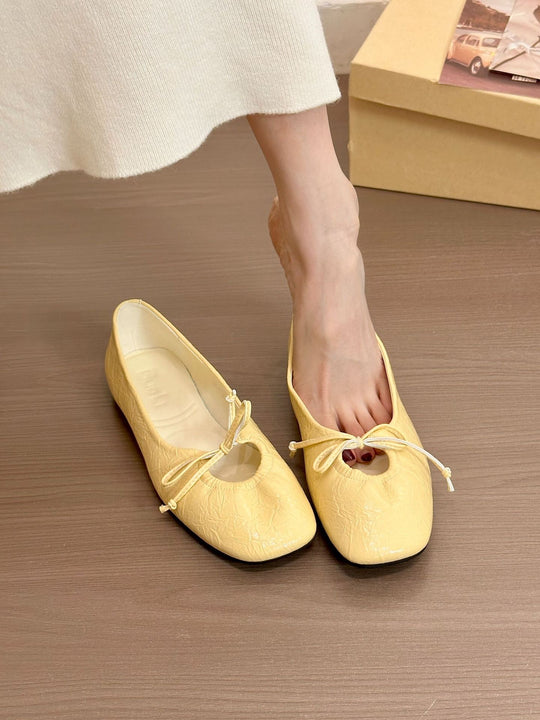 Damen elegante Ballerinas mit modischem Rüschendesign und komfortablem Innenfutter EB