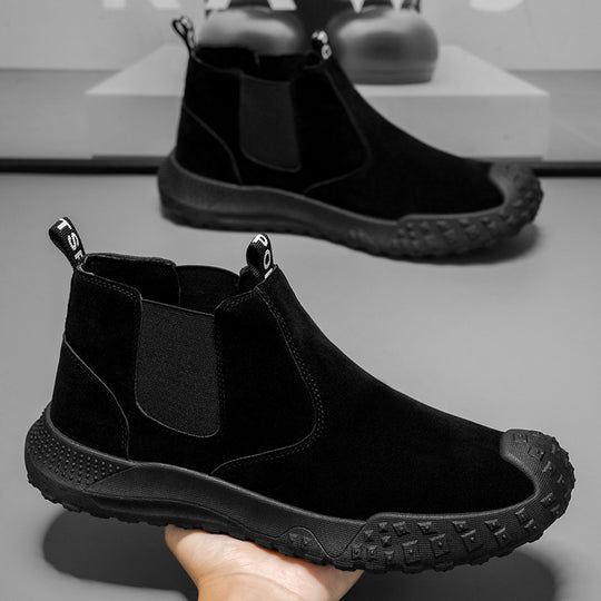 Damen sportliche Chelsea-Boots mit rutschfester Sohle EB