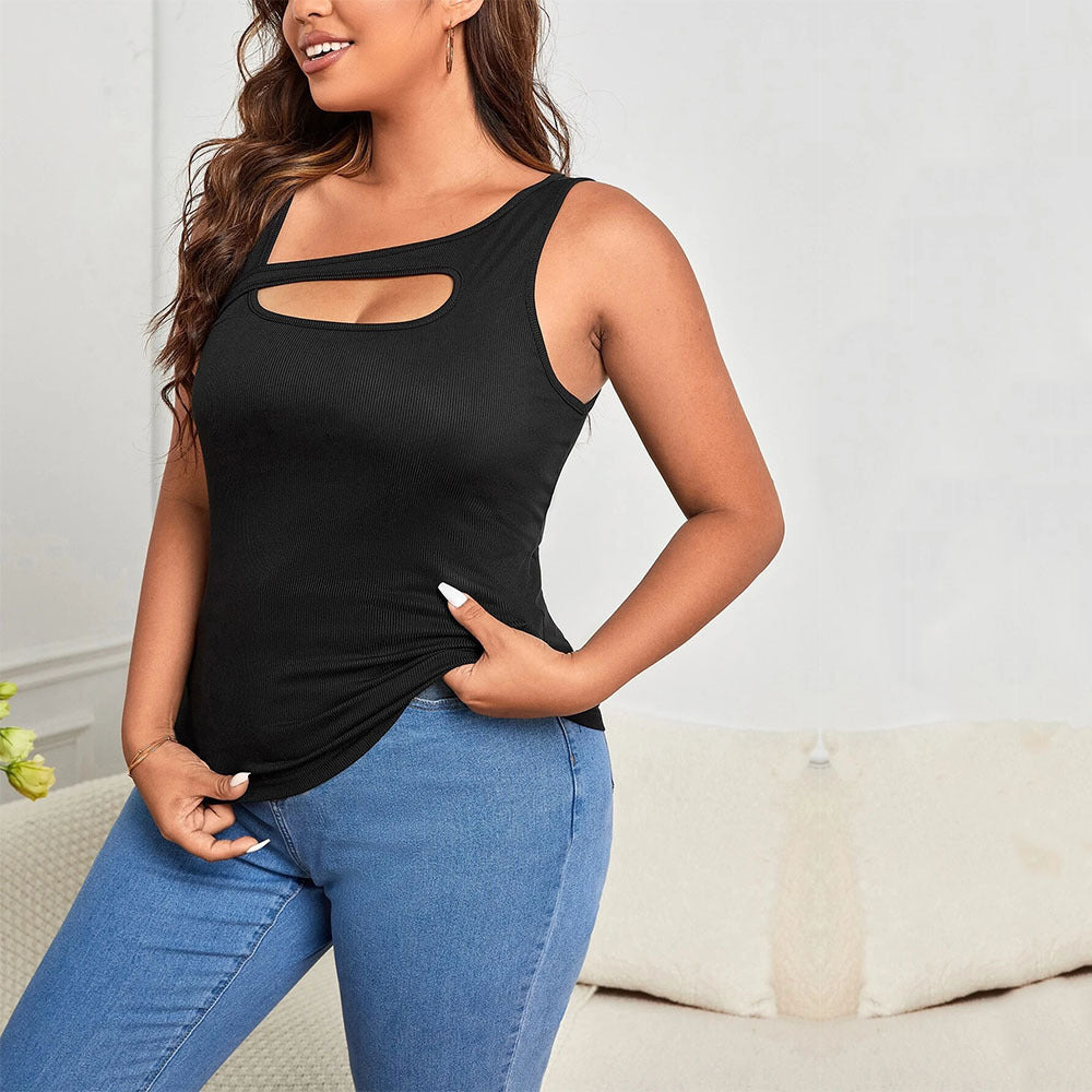 Damen Body mit asymmetrischem Cut-Out und komfortablem Schlangenprint EB