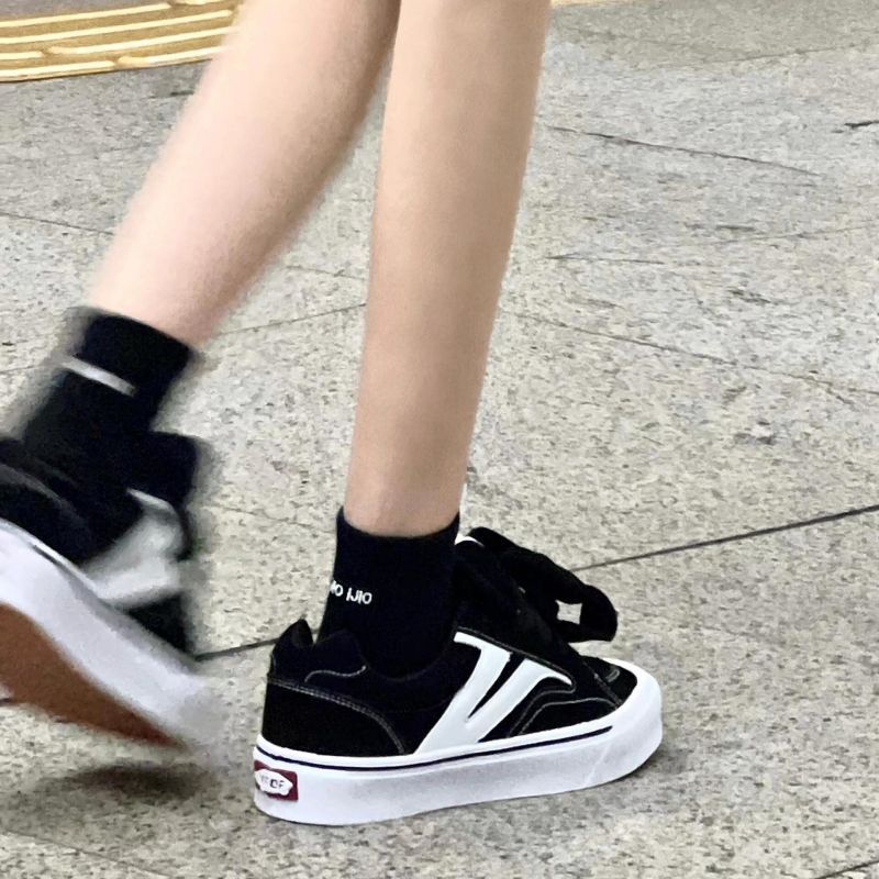 Damen modische Sneaker mit hoher Sohle EB