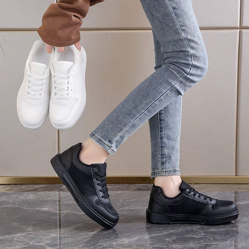 Damen modische Freizeit-Sneaker mit atmungsaktivem Obermaterial und rutschfester Sohle EB
