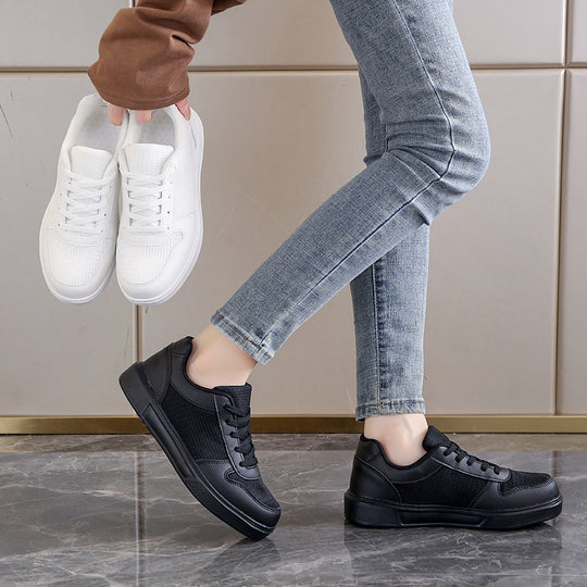 Damen modische Freizeit-Sneaker mit atmungsaktivem Obermaterial und rutschfester Sohle EB