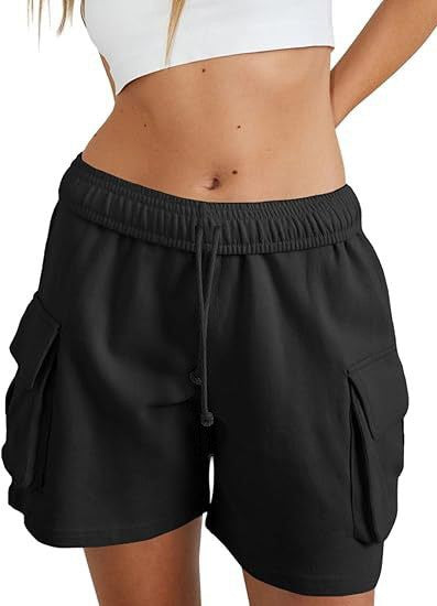 Damen lässige Freizeithose mit komfortablem Gummibund und praktischen Seitentaschen EB