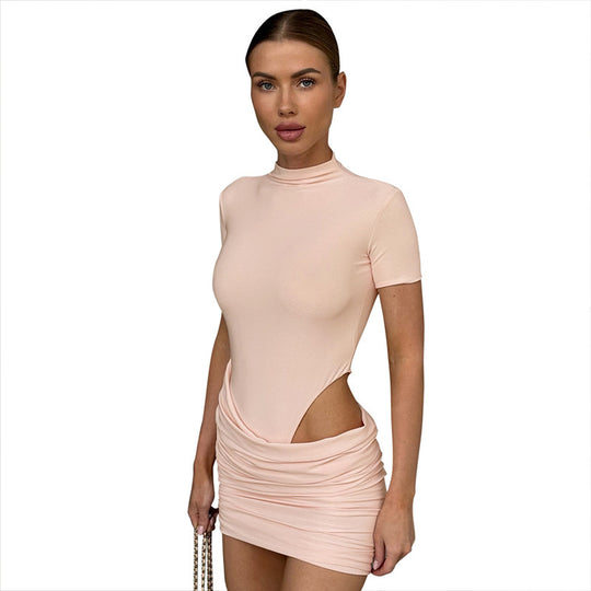 Damen Mini-Kleid mit figurbetontem Schnitt und aufregendem Cut-Out-Design EB
