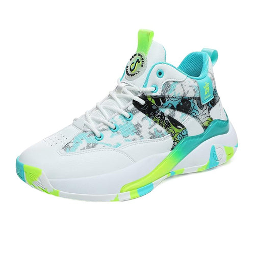 Damen Sportliche High-Top Basketball Sneakers mit innovativem Dämpfungssystem EB