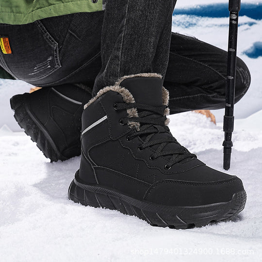 Damen Hohe Winterstiefel mit kuscheligem Futter und griffiger Sohle EB