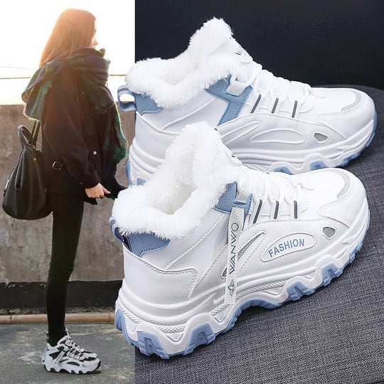 Damen Winterstiefel mit wärmespeicherndem Fleece-Innenfutter EB