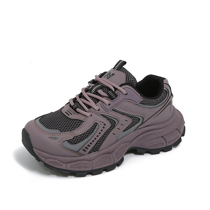 Damen Sportliche Freizeitschuhe mit atmungsaktiver Mesh-Oberfläche und stoßdämpfender Laufsohle EB