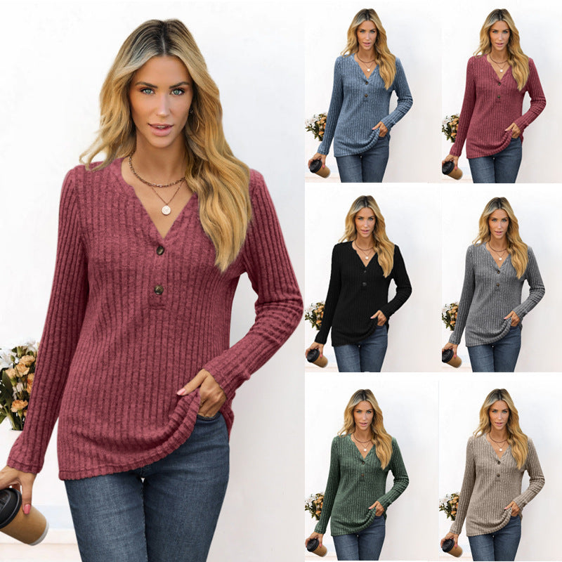 Damen lässiges Langarmshirt EB