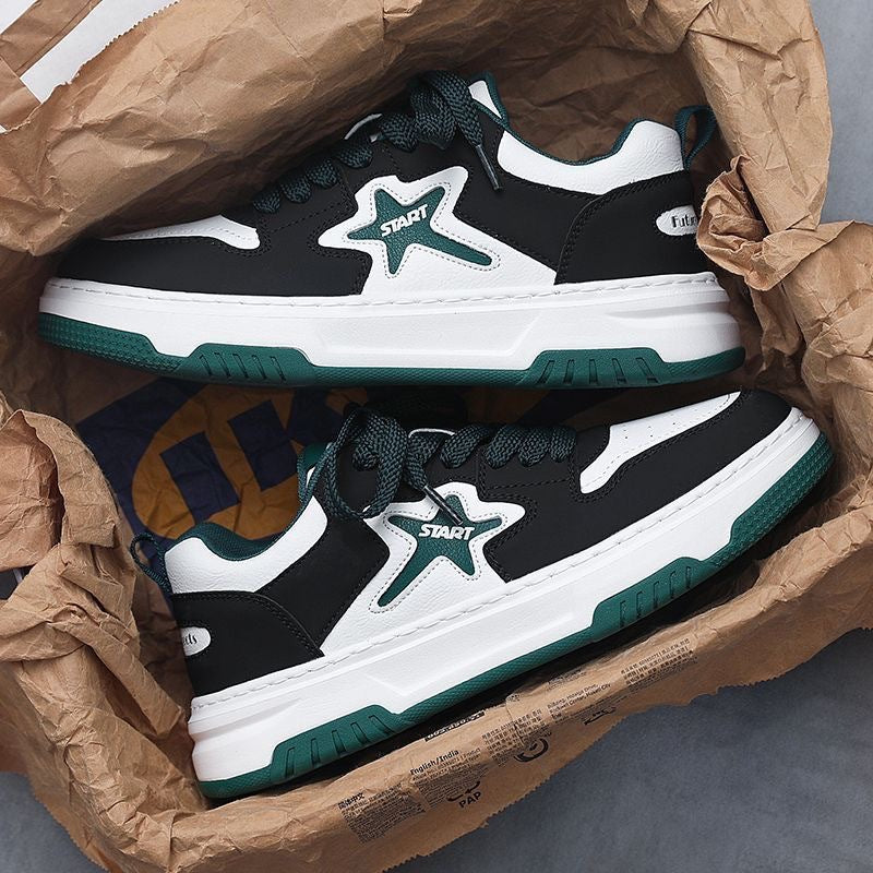 Damen Sportliche Sneakers mit verstärkter Sohle und atmungsaktiver Obermaterialstruktur EB