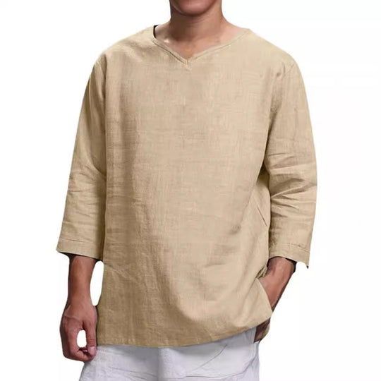 Herren Leichte Leinenbluse EB