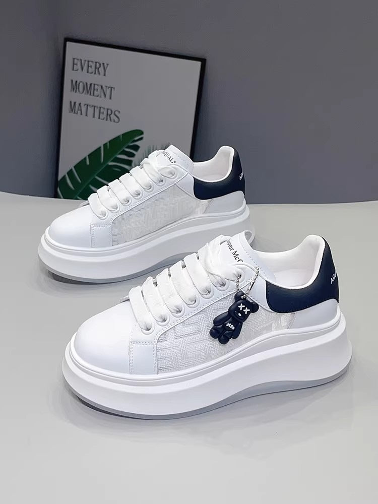 Damen modische Chunky Sneakers mit flexibel dämpfender Sohle und atmungsaktiver Estradakonstruktion EB