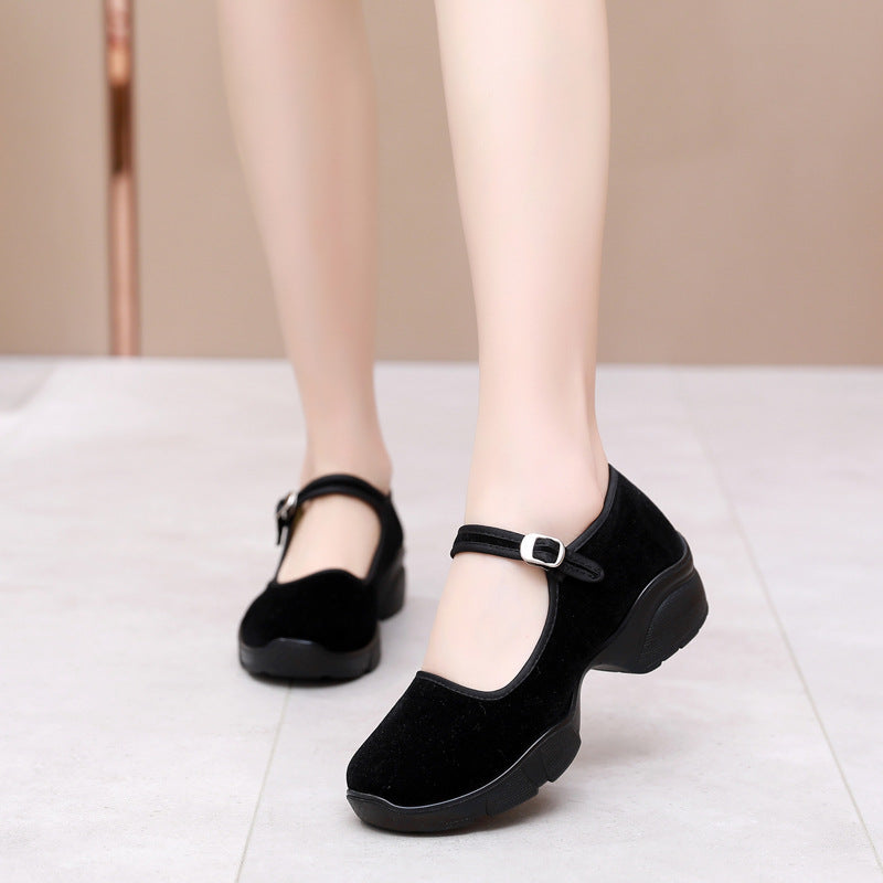 Damen Komfortable und elegante Mary Jane Schuhe mit stylishen Details EB