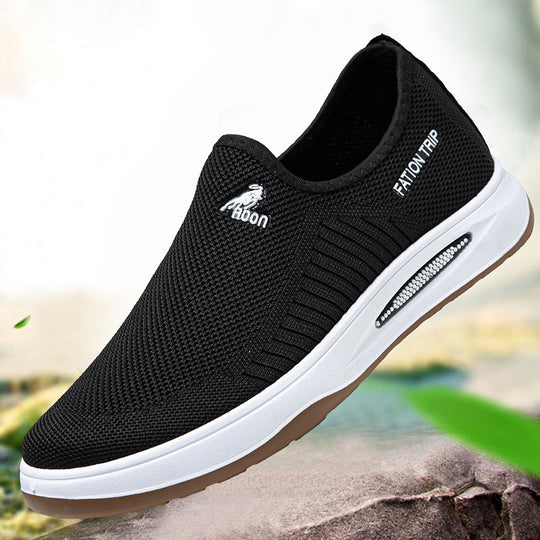 Damen Atmungsaktive Freizeit-Sneaker mit elastischem Design und rutschfester Sohle EB