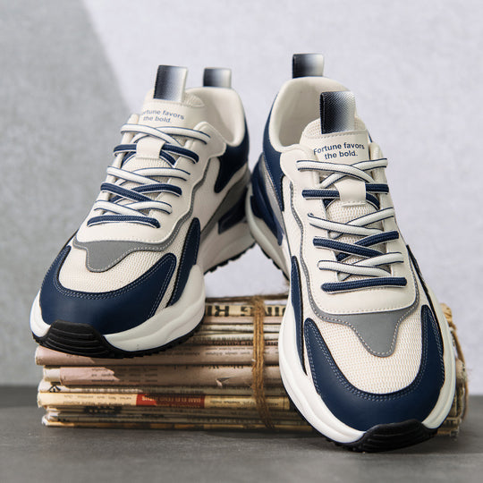 Damen modische und komfortable Sneakers mit dämpfender Sohle und atmungsaktivem Obermaterial EB